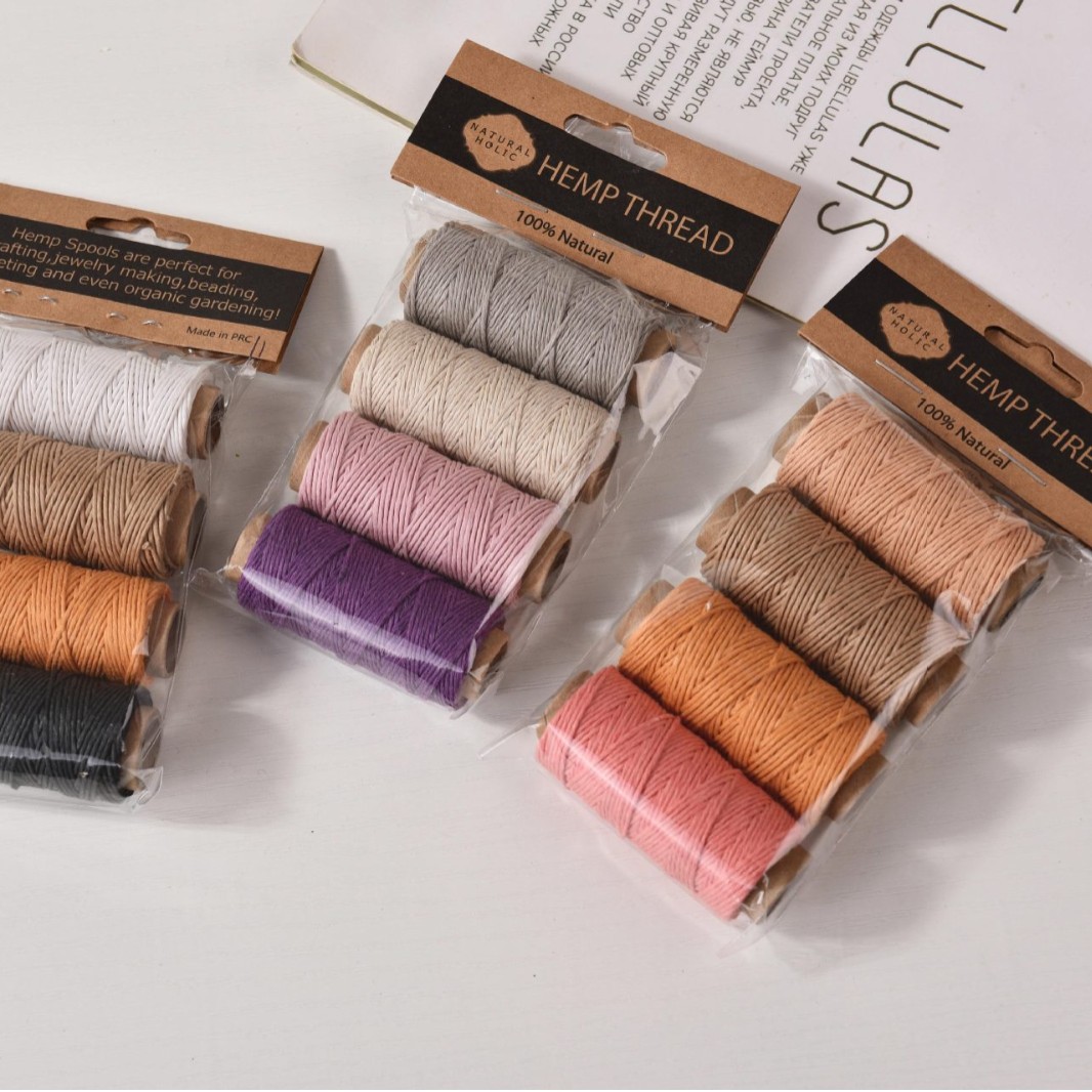 Sewing Thread In Textile - 4 piezas de hilo encerado de