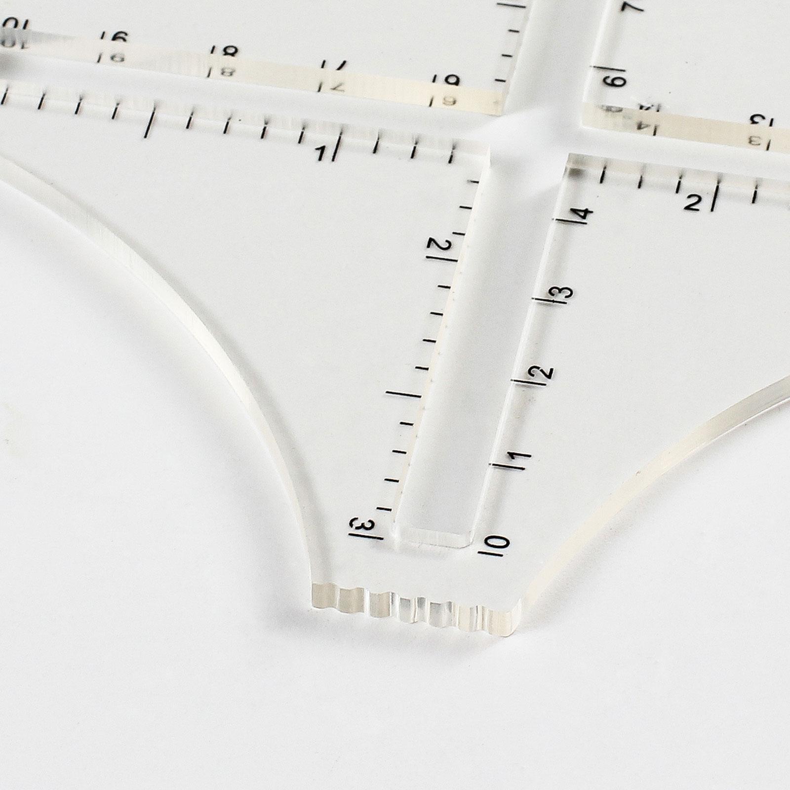 Regla transparente de acrílico - Sewing Gauge Ruler reseña y precio