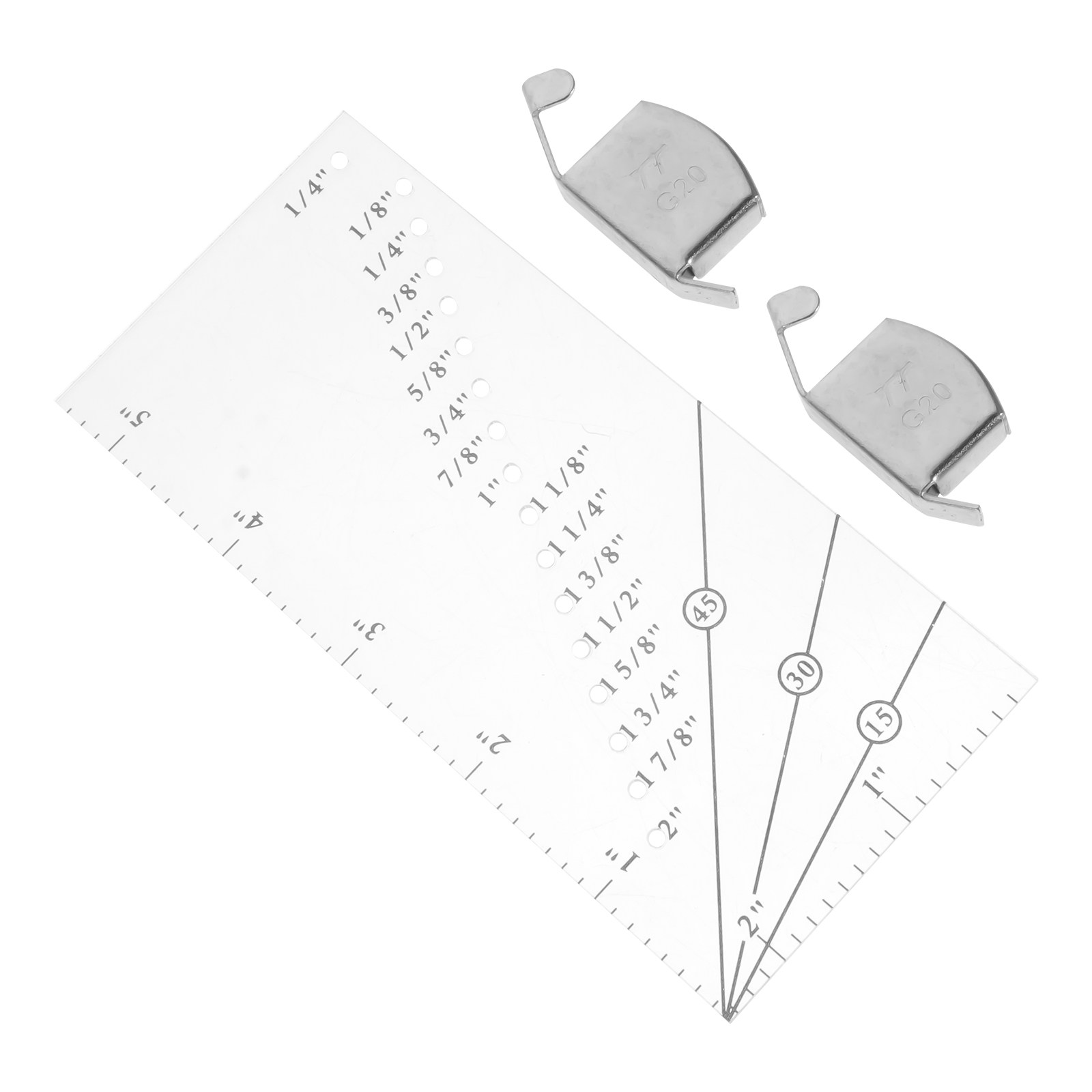 1 juego de reglas de plástico  - Sewing Gauge Ruler reseña y precio