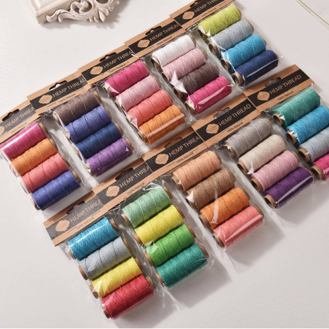 4 piezas de hilo encerado de c - Sewing Thread In Textile reseña y precio